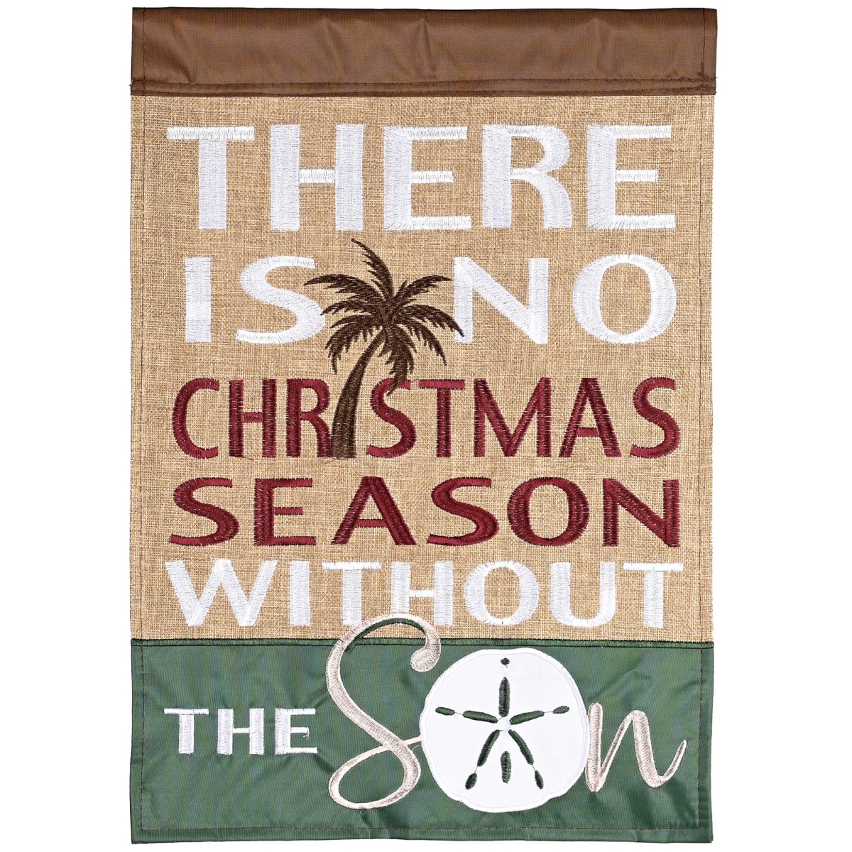 M012141 Garden Flag No Christmas Without The Son