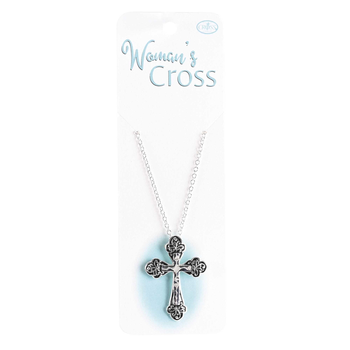 Picture of Dicksons 35-8611 Necklace Filigree Bud Cross 18L