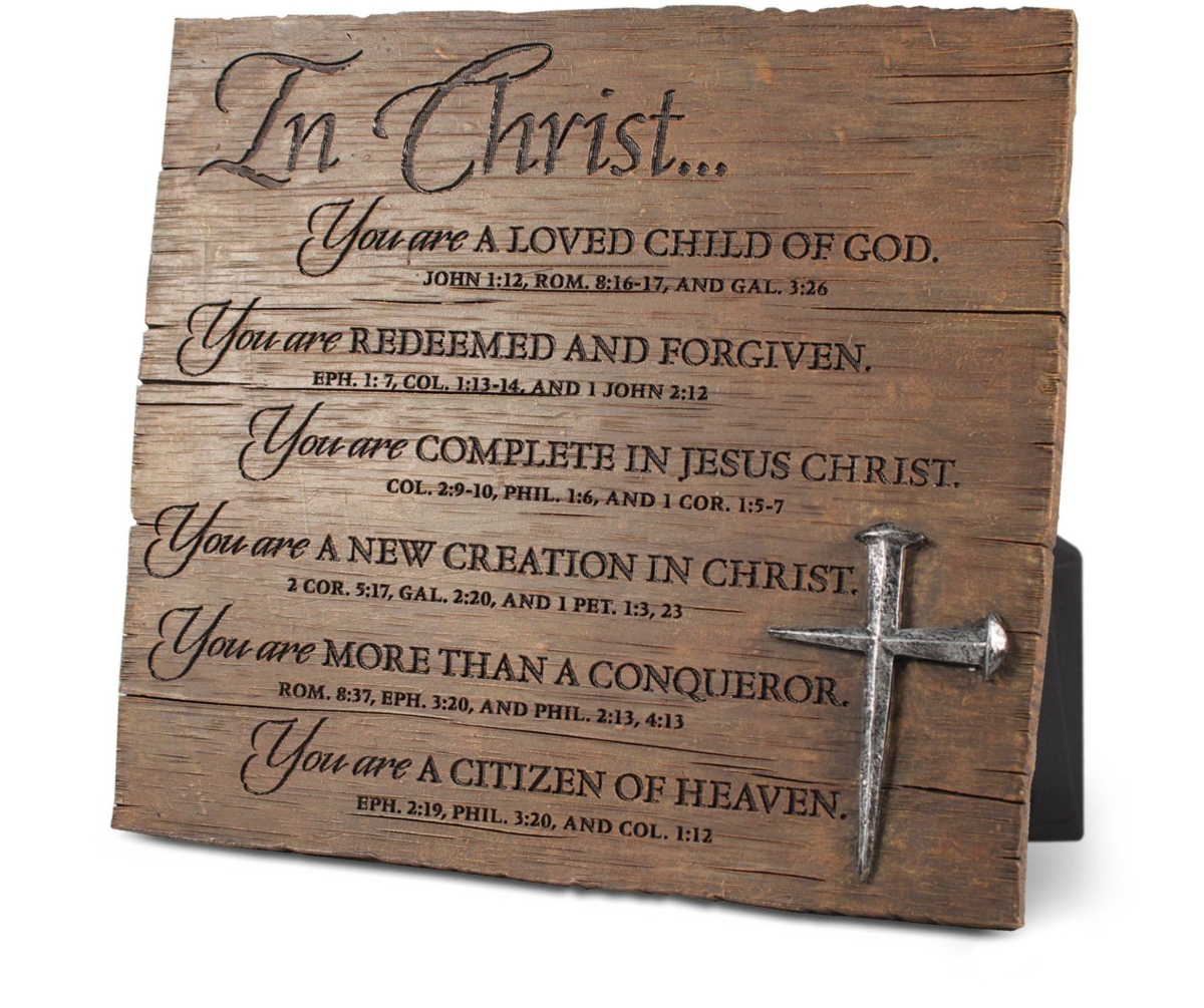 40806 Tabletop Plaque In Christ You Are Loved