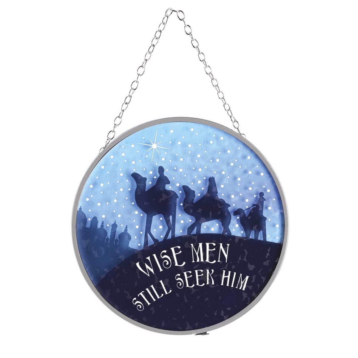 CHSUNCG-13 Suncatcher Wisemen Seek Him Starry Night
