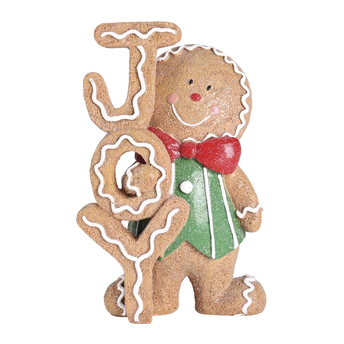 CHFIGR-330 Christmas Figurine Gingerbread Man Joy