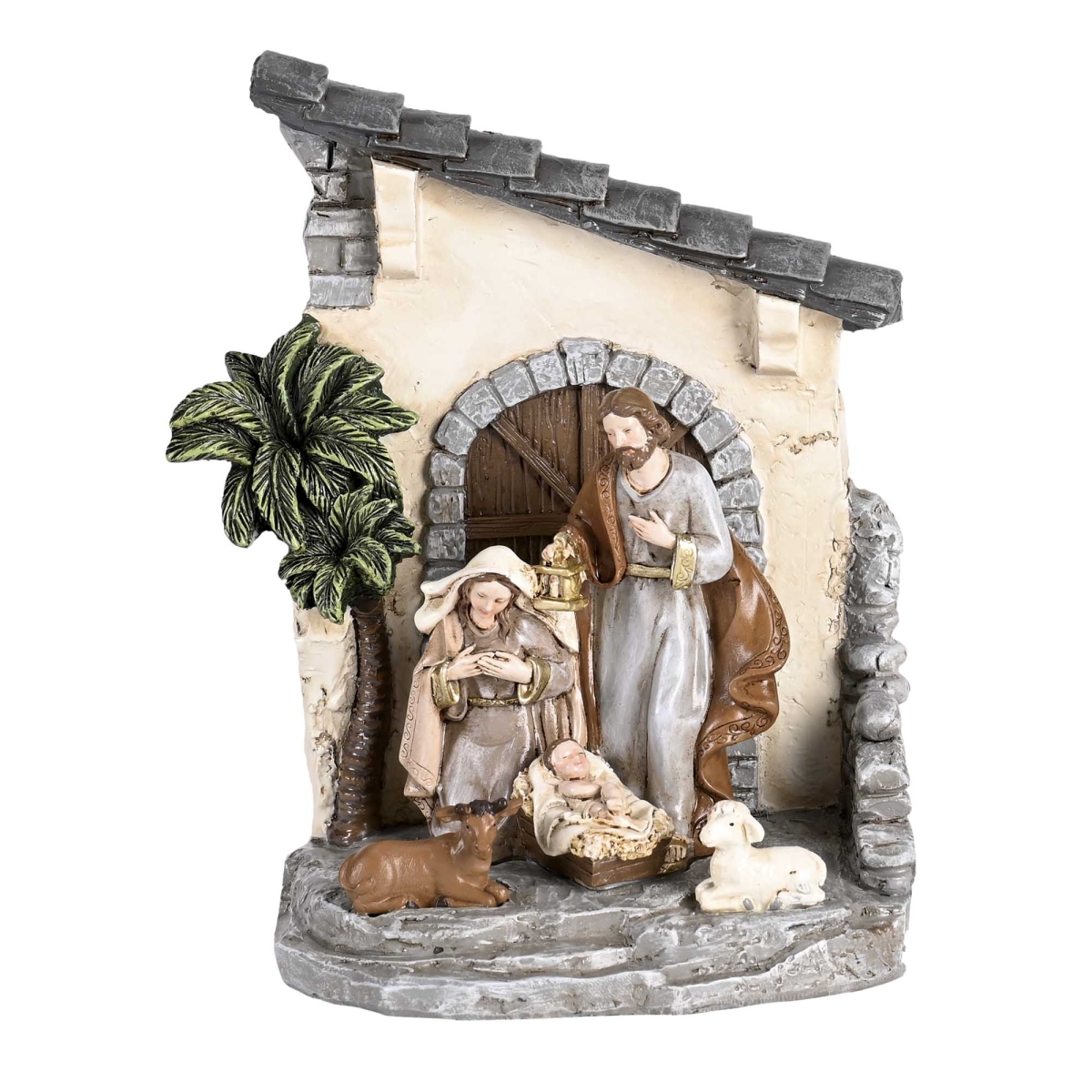CHFIGR-325 Nativity 1 Piece 6.75H Led Holy Family