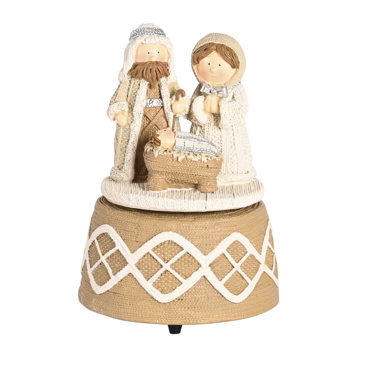 CHMUSR-33 Figurine Musical Christmas Nativity