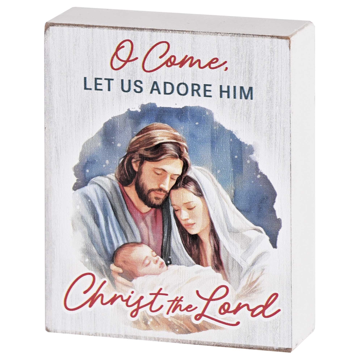 CHTPLK34-327 Tabletop Plaque Christ Is Lord Wood