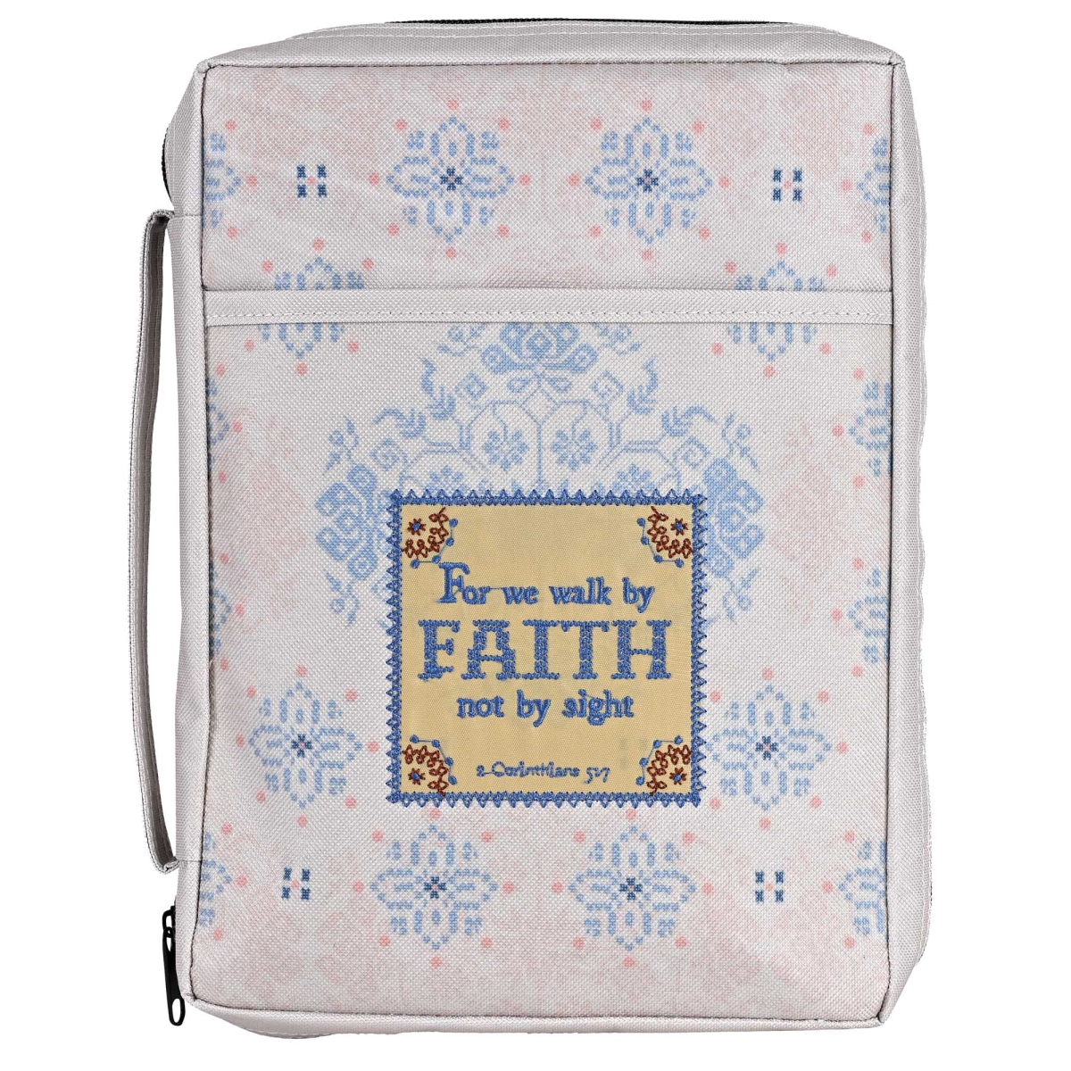 BCK-LP284 Bible Case For We Walk By Faith LrgPrint