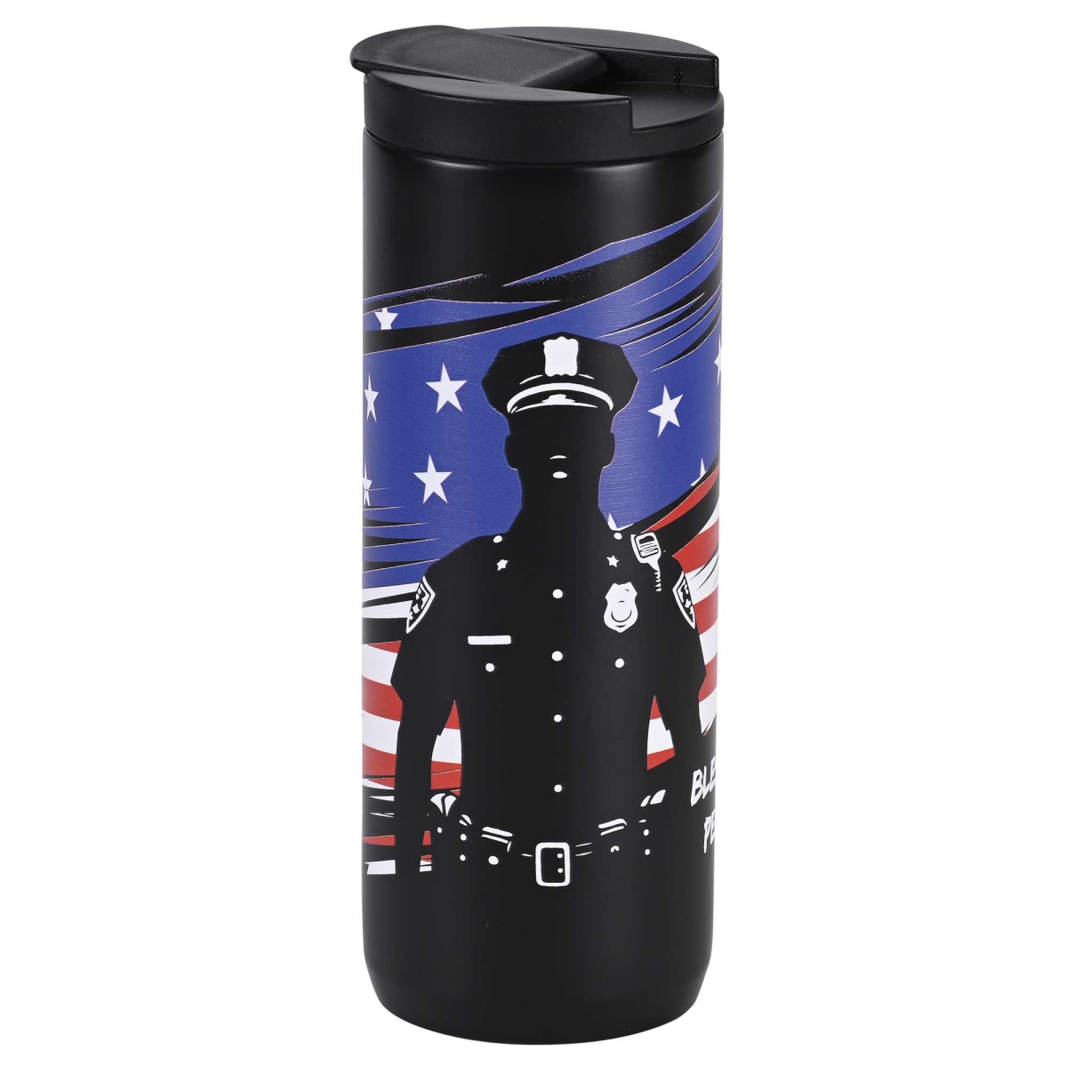Picture of Dicksons TUMB6 Tumbler Police Officer Blessed Are 20 Oz