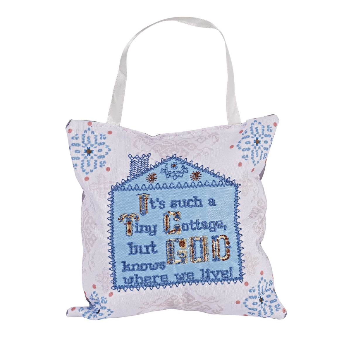 DP109 Hanging Door Pillow God Know Where 6H