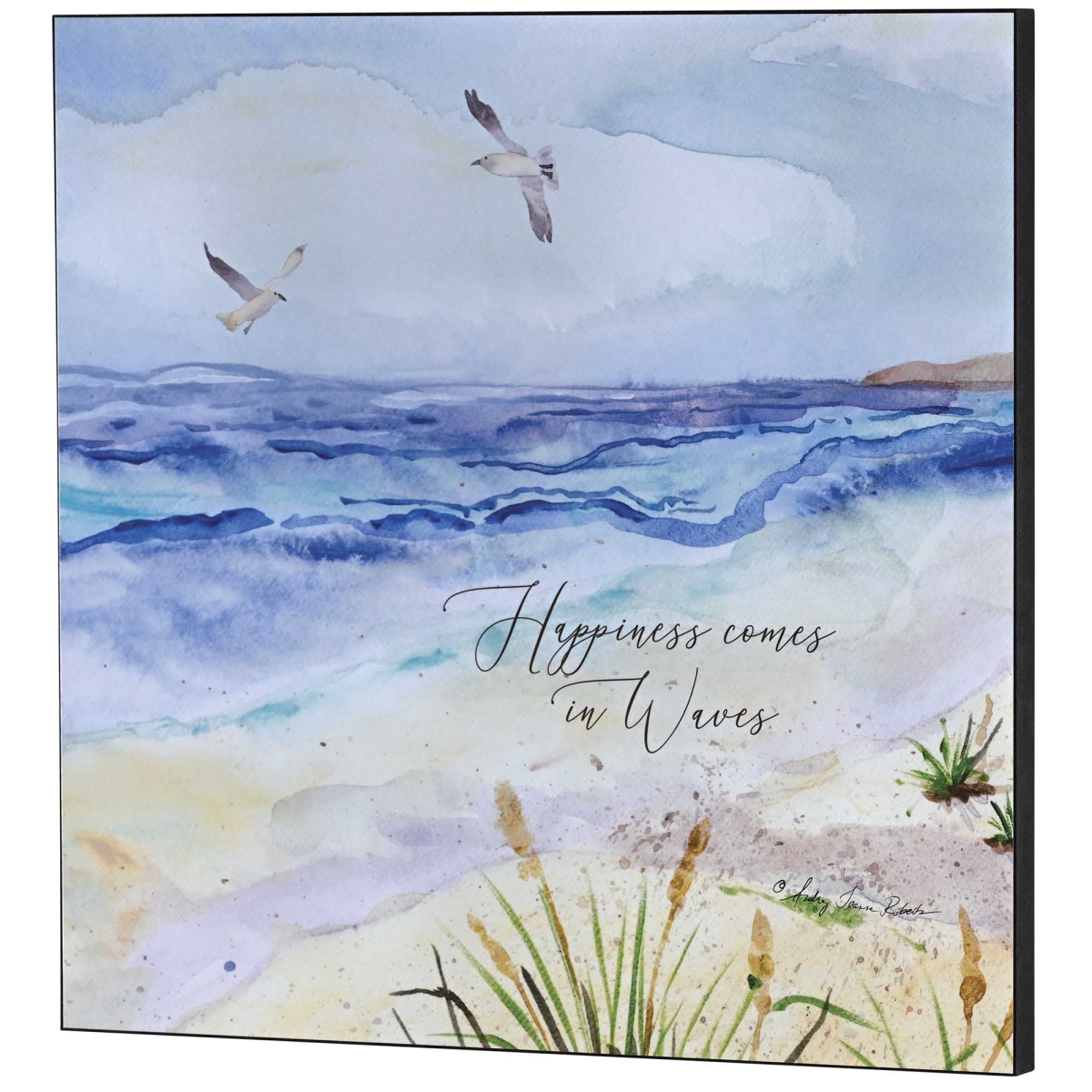 PLK1515-461 Wall Plaque Happiness Comes In Waves