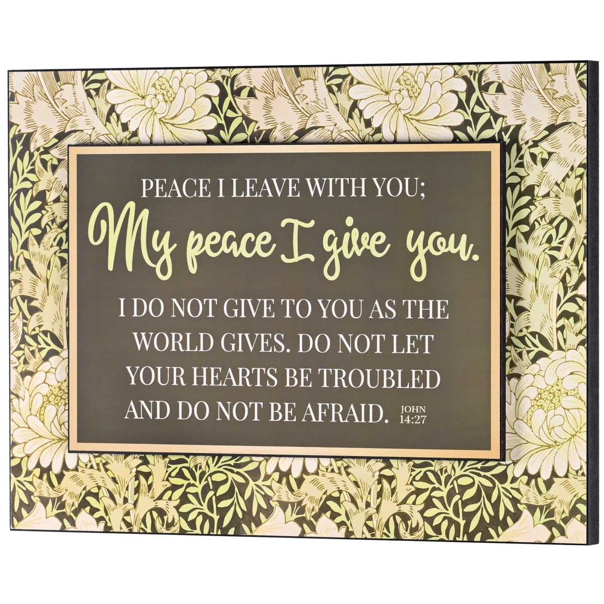 SPLK1612-473 Stacked Wall Plaque Peace I Leave With