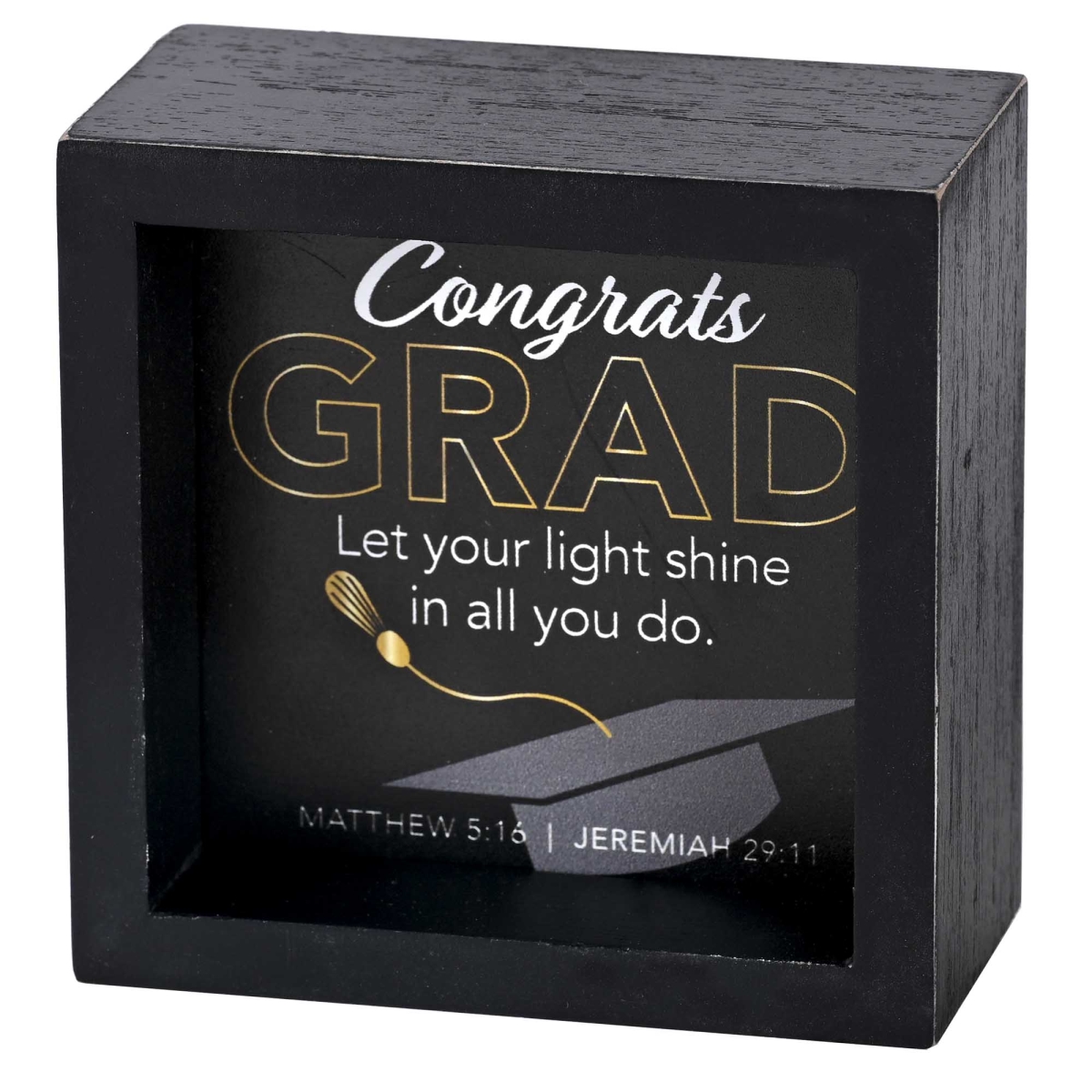 TTP4-12 Tabletop 2 Sided Art Congrats Grad 4X4