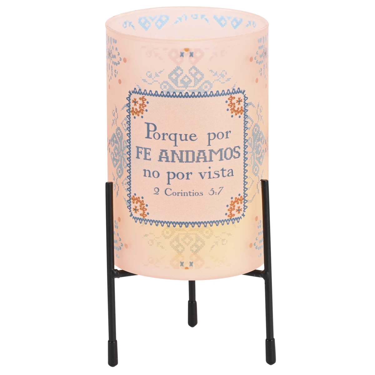 DHGC2PK Hurricane Candleholder Camina Por Fe