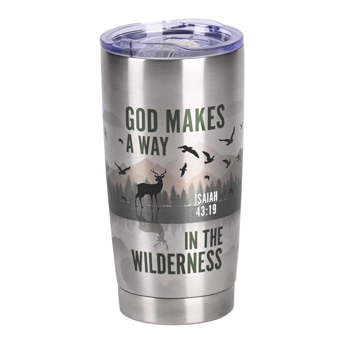 Picture of Dicksons SSTUMSS-14 Tumbler Deer God Makes A Way 20 Oz