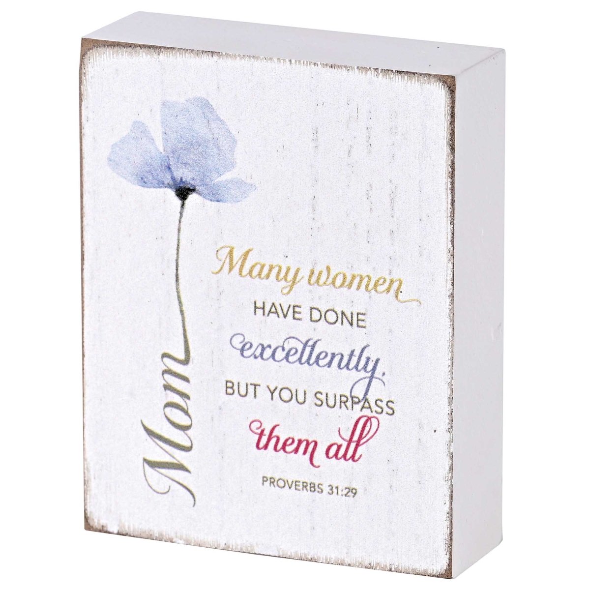 TPLK34-353 Tabletop Plaque Mom Many Women Have 3X4
