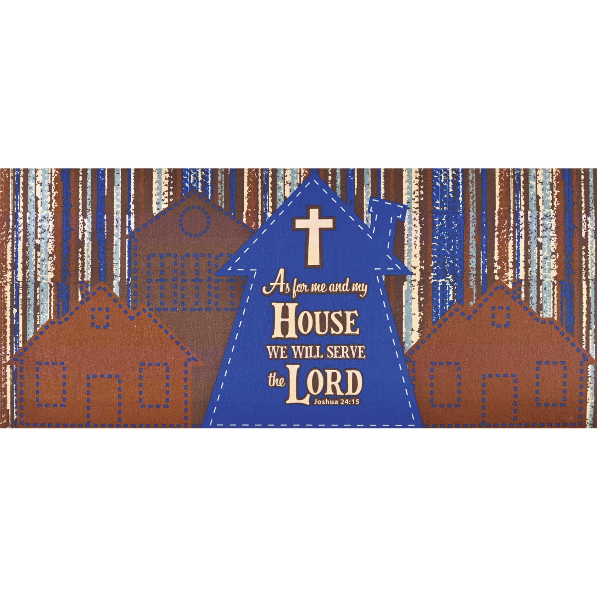 DMI-2165 Doormat Insert As For Me And My House