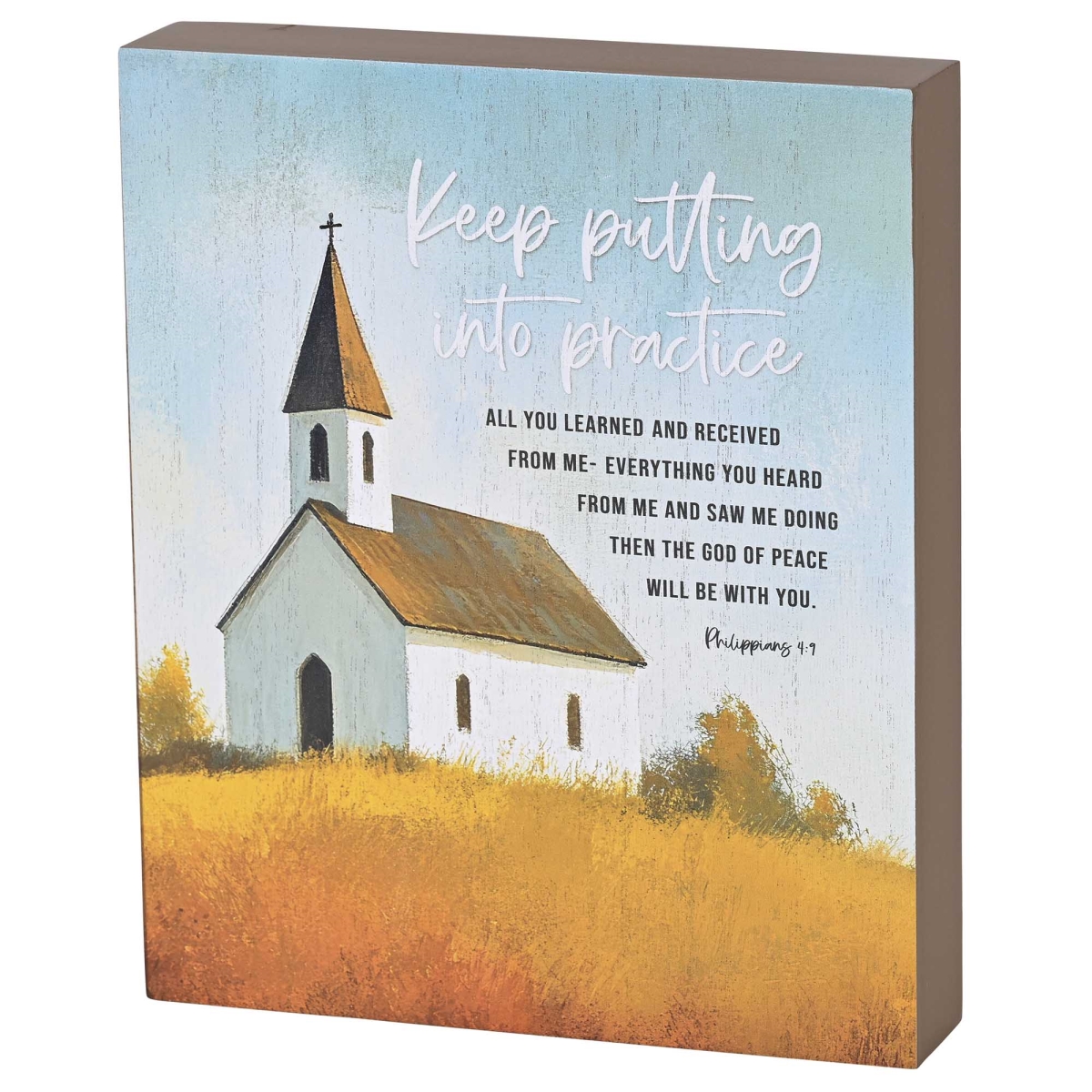 TPLK810-110 Tabletop Plaque Church Shine Serve 8x10