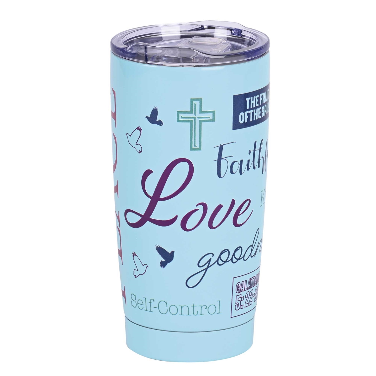 Picture of Dicksons SSTUMT-103 Tumbler Words Of Faith 20 Oz