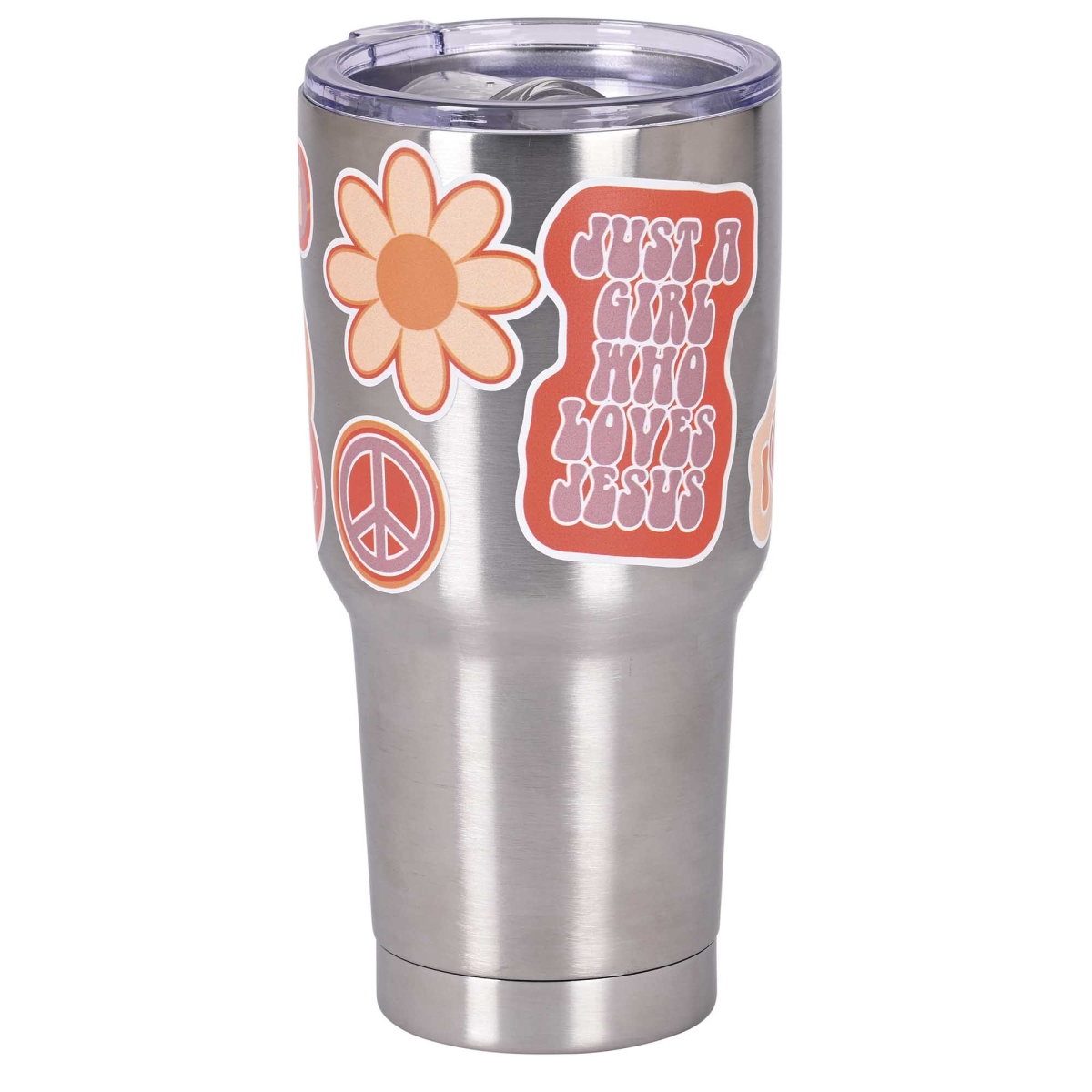 Picture of Dicksons SSTUM-147 Tumbler Retro Jesus Loves You 30 Oz