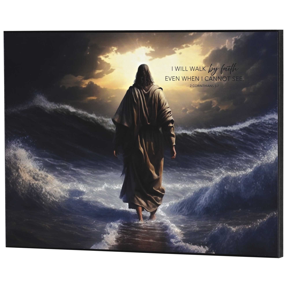 PLK1612-463 Wall Plaque I Will Walk By Faith