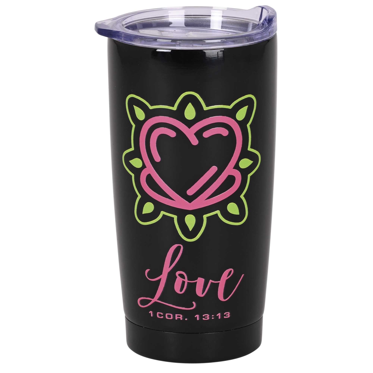 Picture of Dicksons SSTUMB-139 Tumbler Heart Love 1 Cor. 13:13 20 Oz