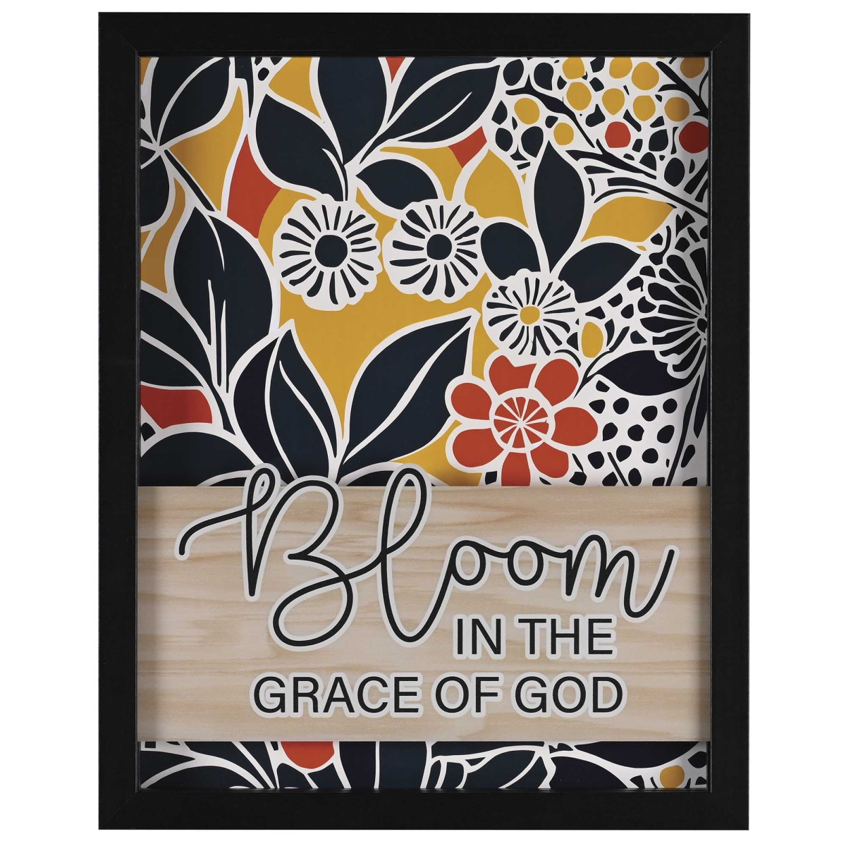 FRMWDBL-1114-98 Framed Wall Art Bloom In The Grace Of