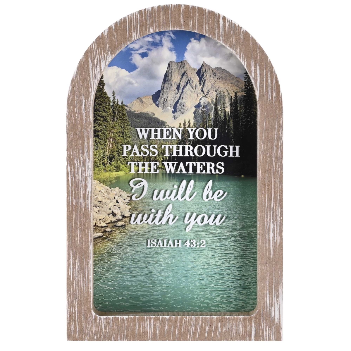 FRMA302 Framed Arch Whoever Believes In Me 7X11