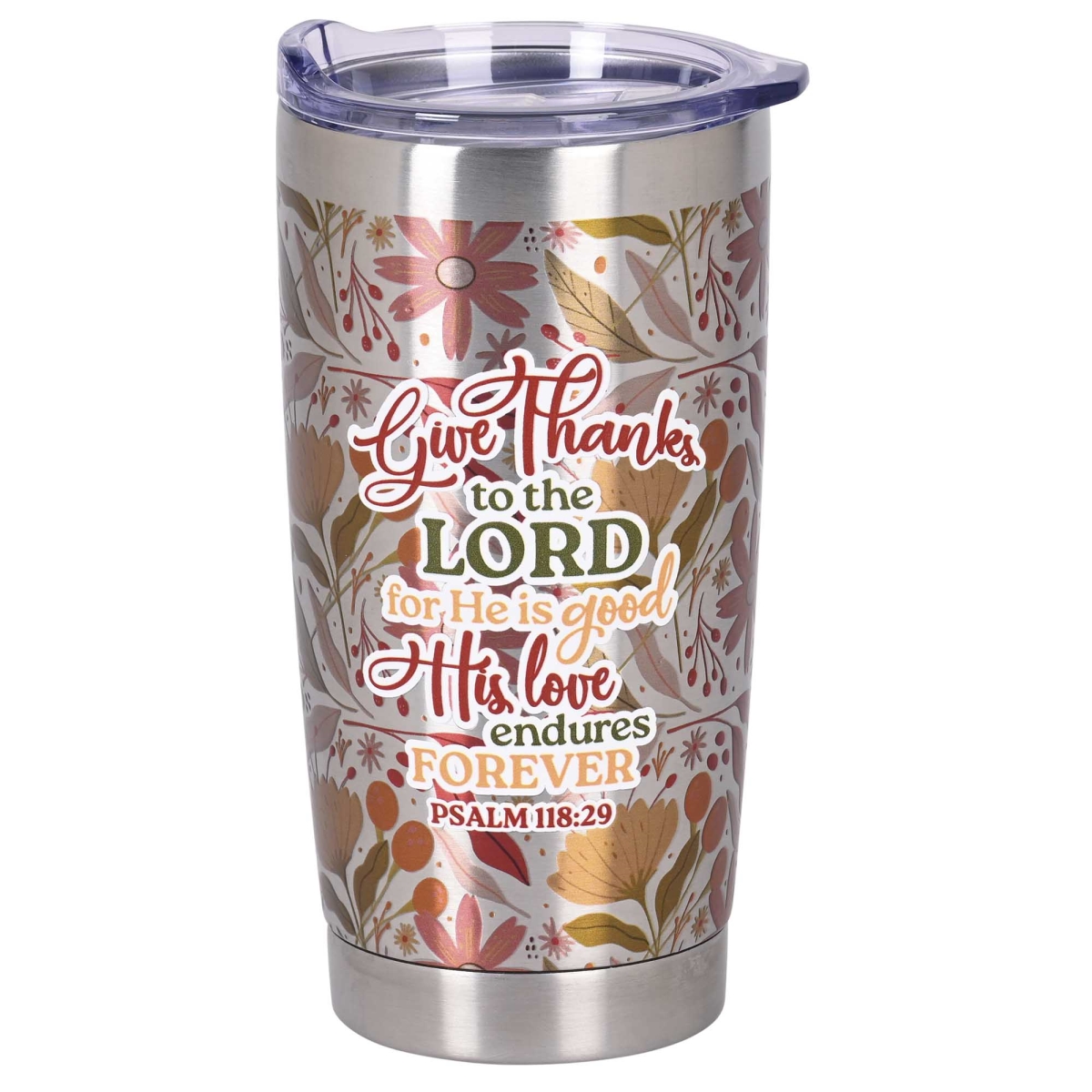 Picture of Dicksons SSTUMSS-11 Tumbler Give Thanks To The Lord 20 Oz