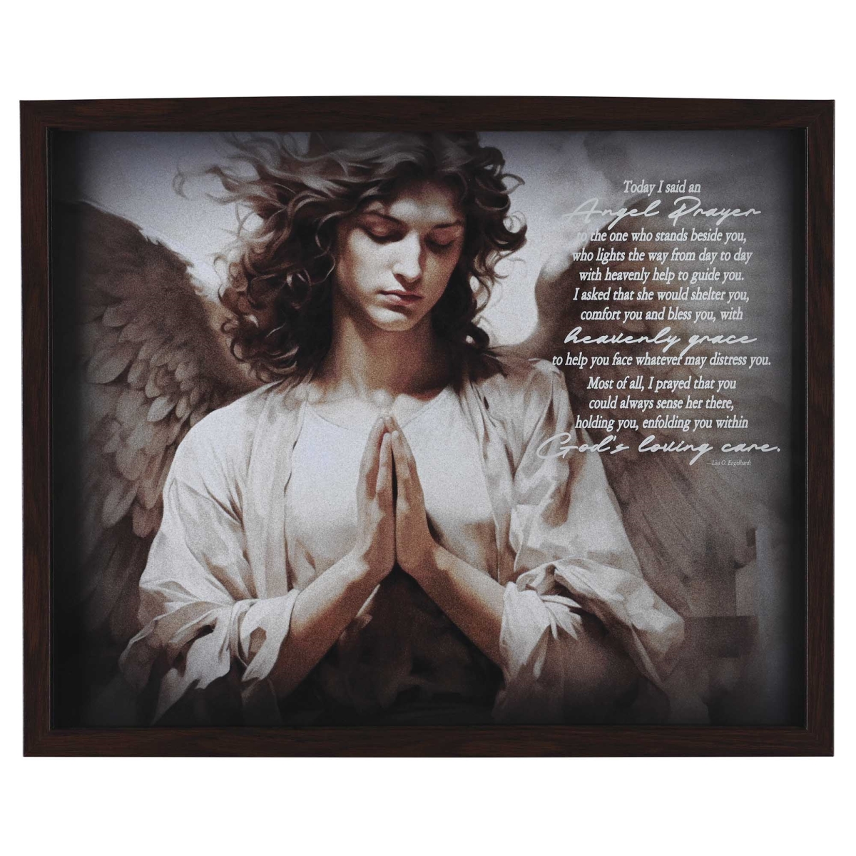 FRMWDWAL-2016-5 Framed Wall Art Today I Said A Prayer