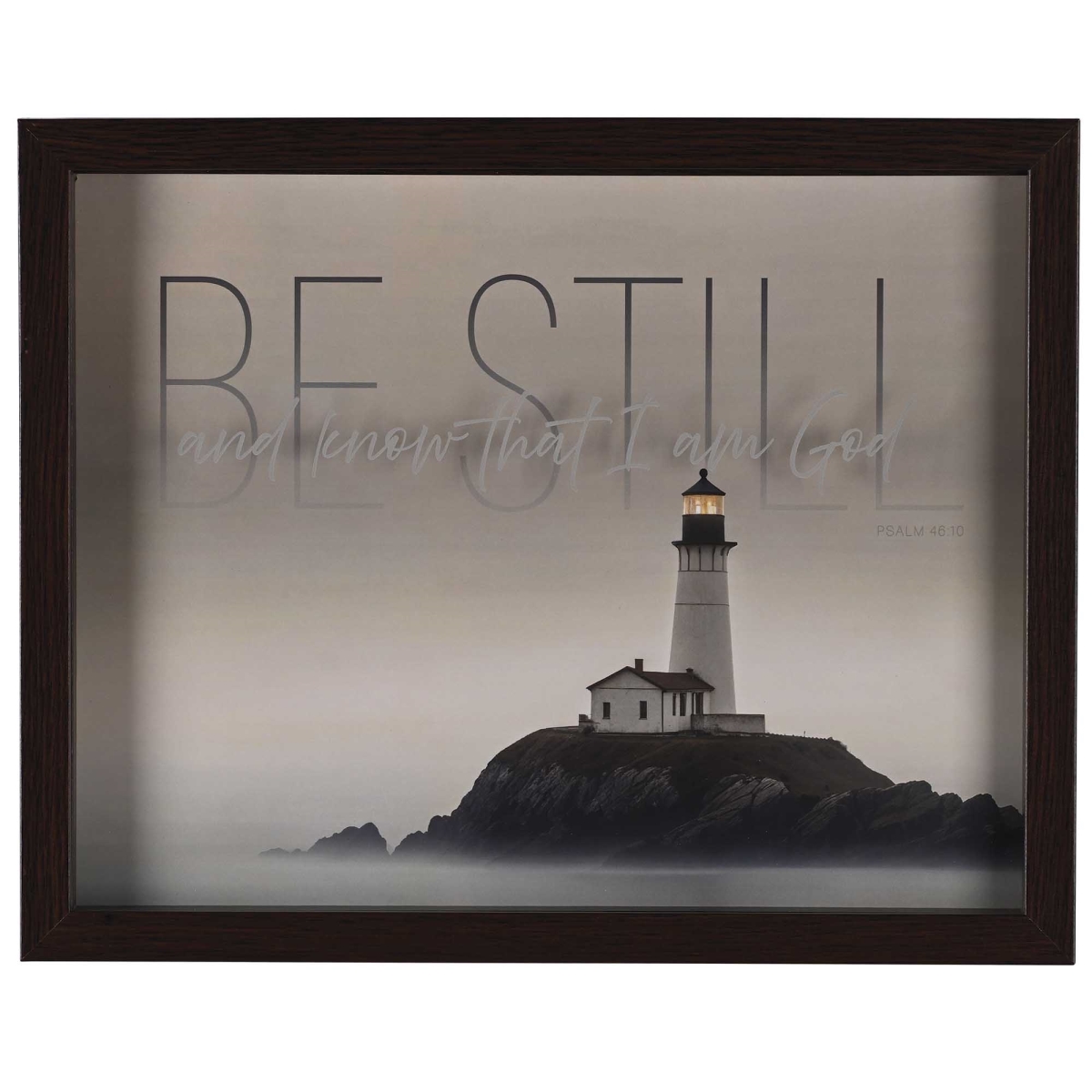 FRMWDWAL-1411-60 Framed Wall Art Be Still And Know