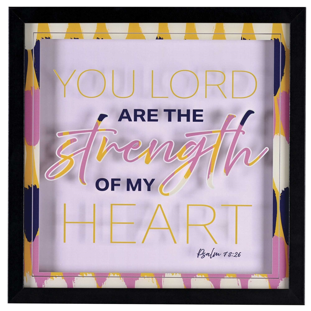 FRMWDBL-1212-11 Framed Wall Art You Lord Are Strength