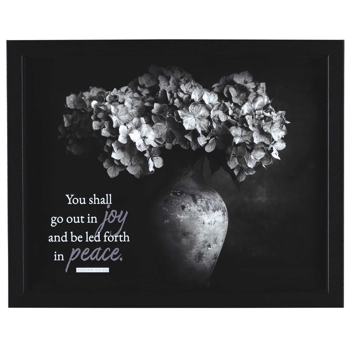 FRMWDBL-1411-100 Framed Wall Art You Shall Go Out In Joy