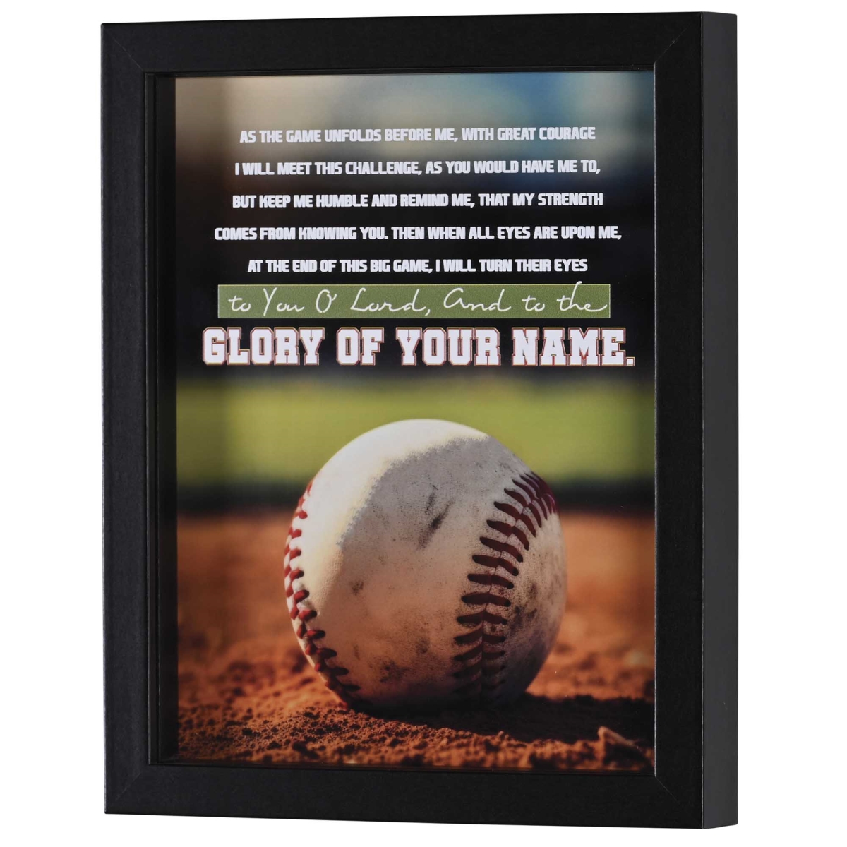 FRMWDBL-810-121 Framed Art Baseball As The Game
