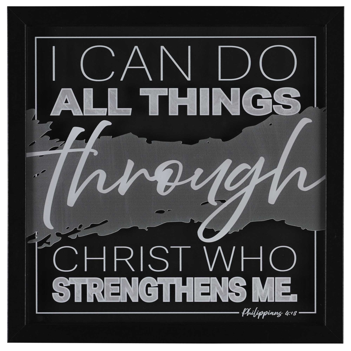 FRMWDBL-1212-14 Framed Wall Art I Can Do All Things