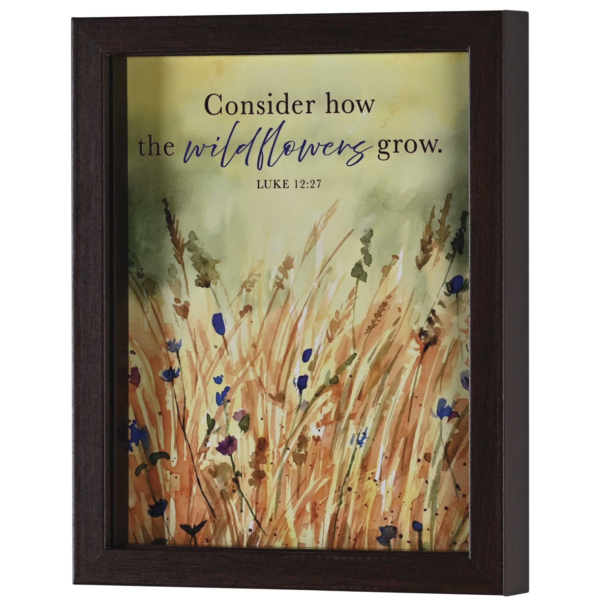 FRMWDWAL-810-26 Framed Art Consider How The Wildflowers