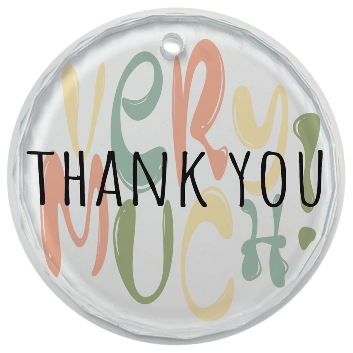 EORNG-19 Glass Ornament Thank You Very Much