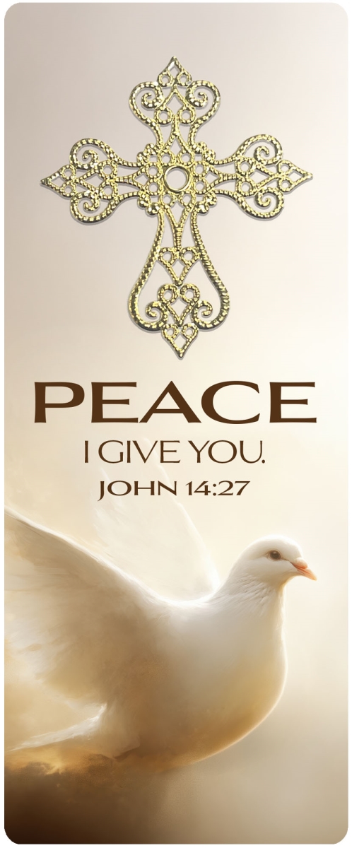 EBKM-EM157S Embellished Bookcard Peace I Leave With