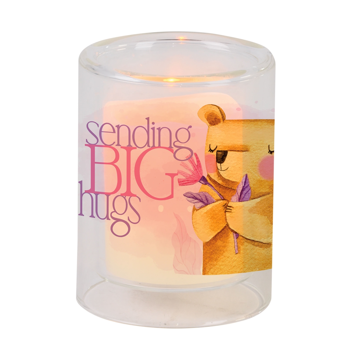 GCH-03-4 Candleholder Sending Big Hugs Votive