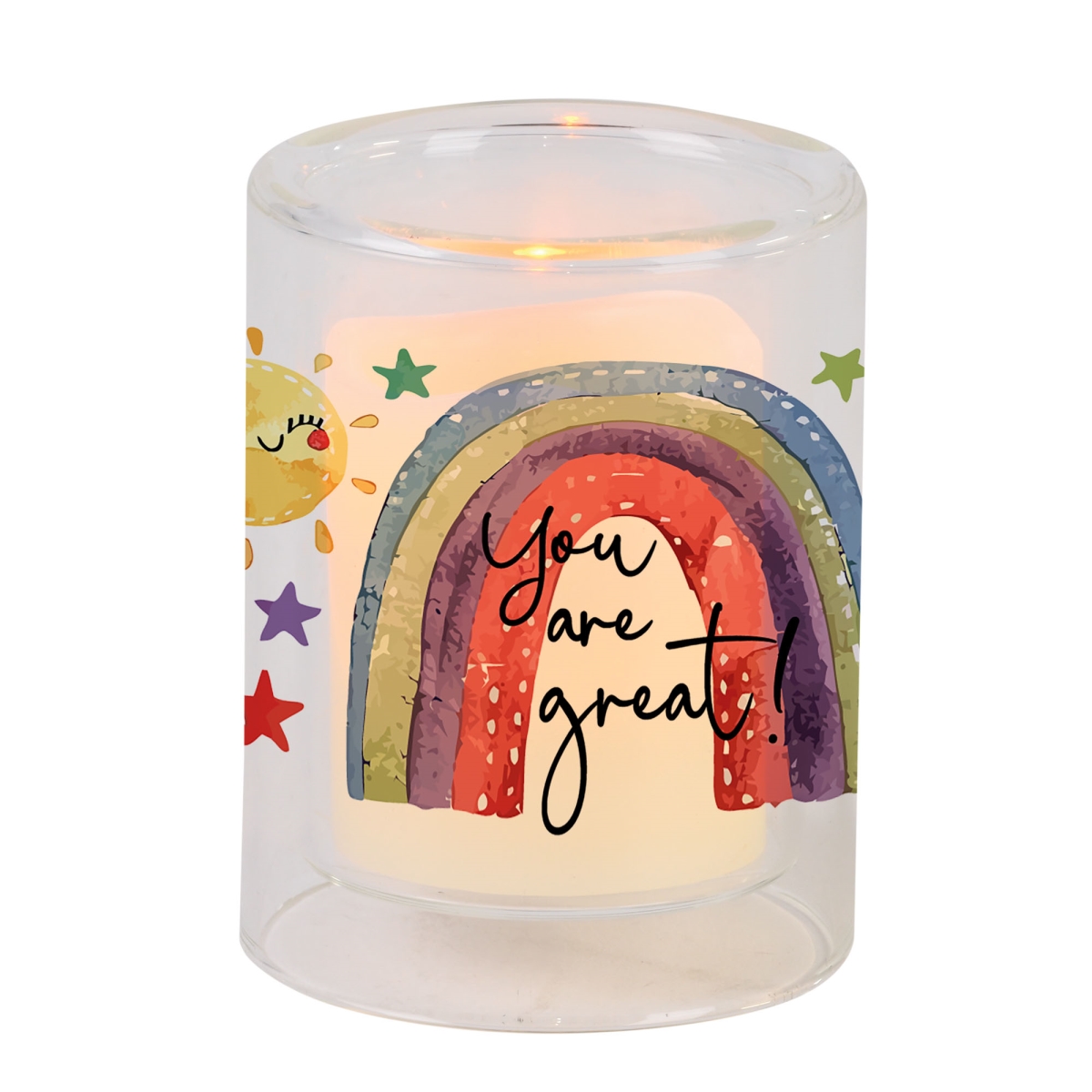GCH-03-2 Candleholder You Are Great! Votive