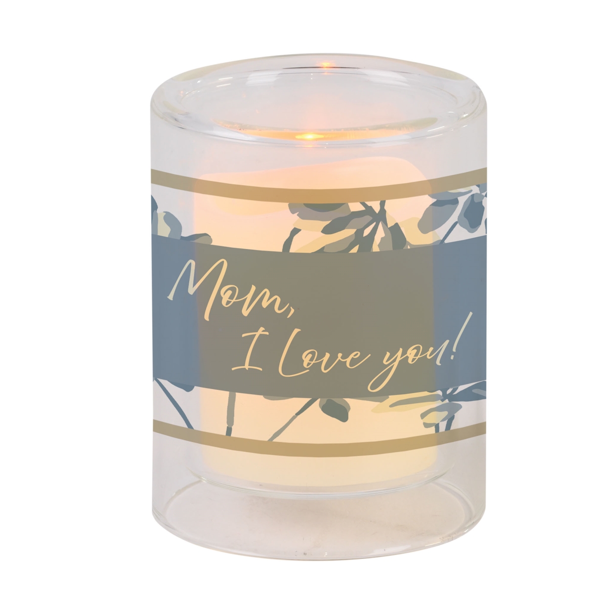 GCH-03-19 Candleholder Votive Mom I Love You!