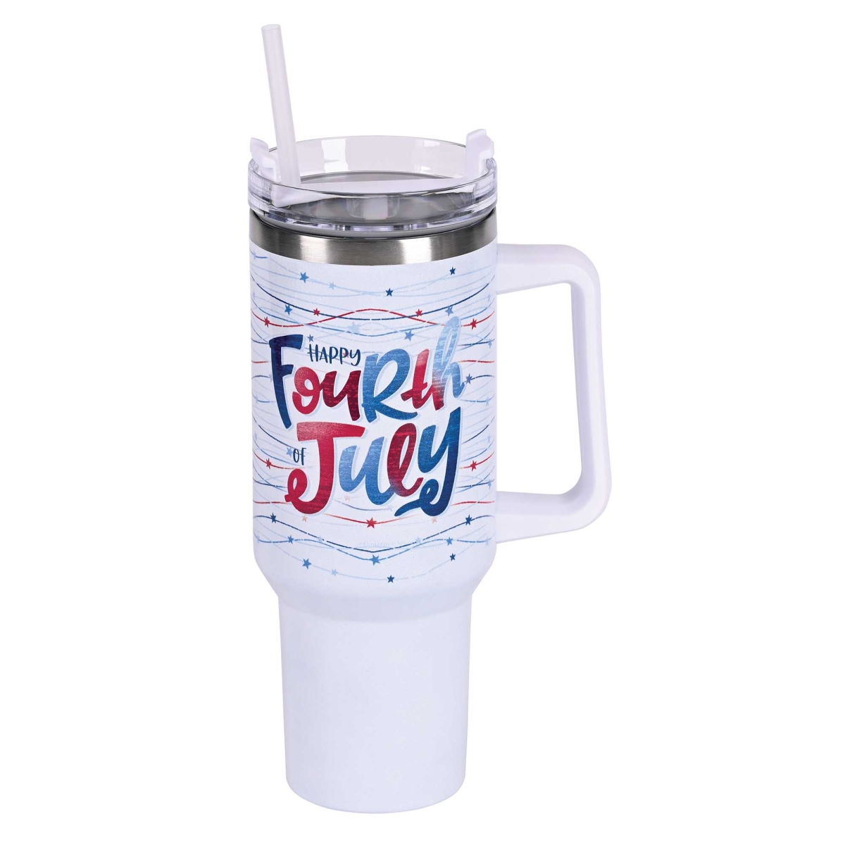 Picture of Dicksons SST40WGL-8 Tumbler Happy Fourth Of July 40 Oz
