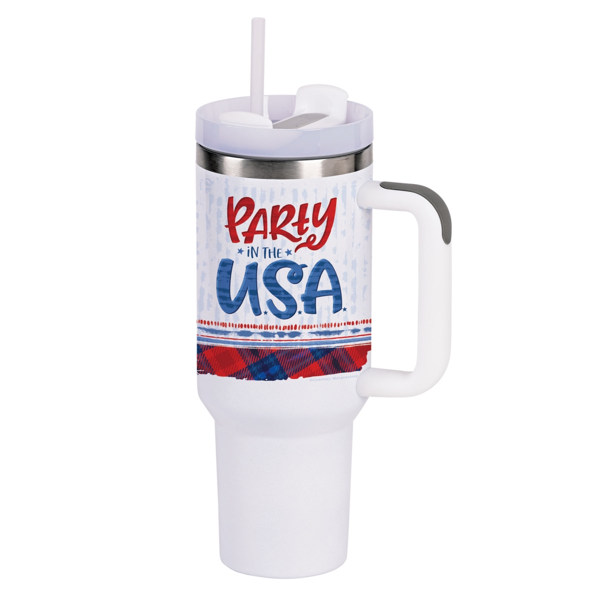 Picture of Dicksons SST40WGL-6 Tumbler Party In The USA 40 Oz