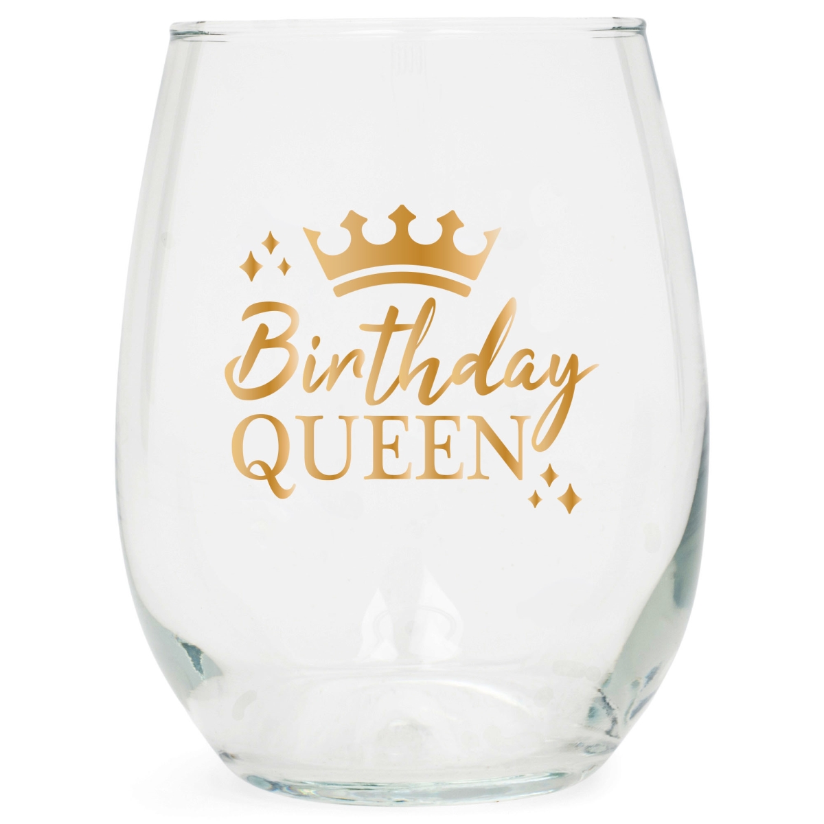 Picture of Dicksons WGL21 Wine Glass Birthday Queen 15 Oz