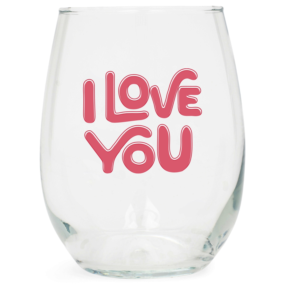 Picture of Dicksons WGL12 Wine Glass I Love You 15 Oz