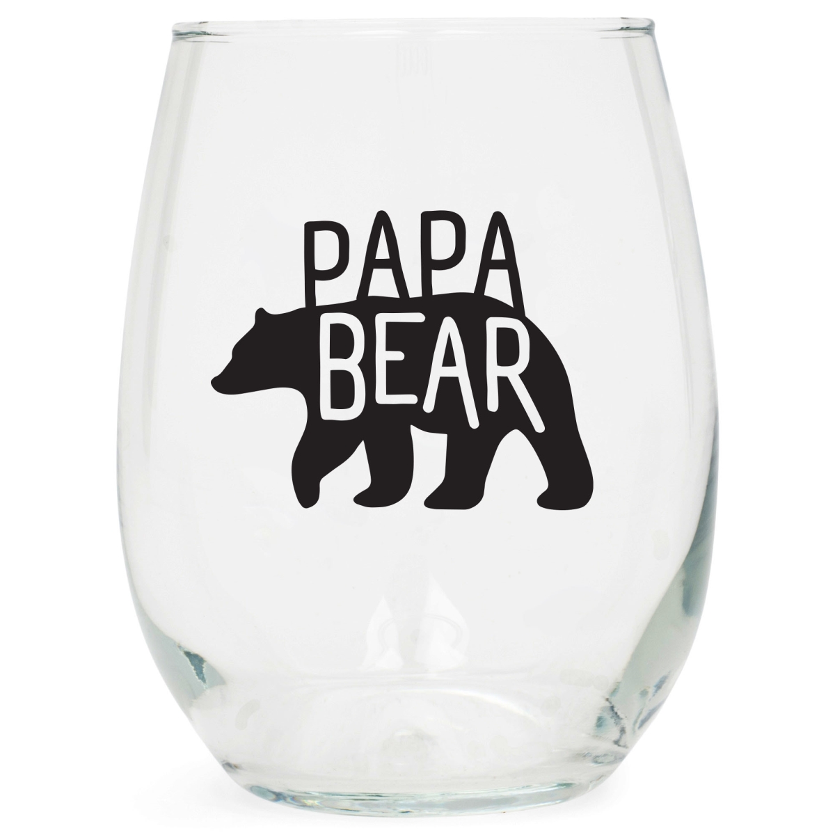 Picture of Dicksons WGL8 Wine Glass Papa Bear 15 Oz