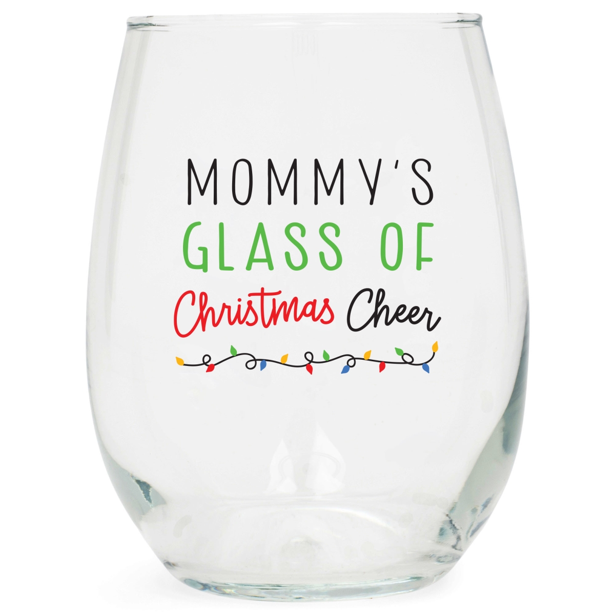 Picture of Dicksons WGL30 Wine Glass Mommy Glass Of Christmas