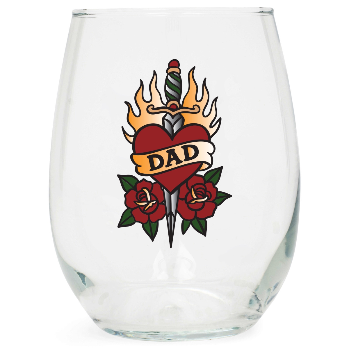 Picture of Dicksons WGL6 Wine Glass Dad 15 Oz