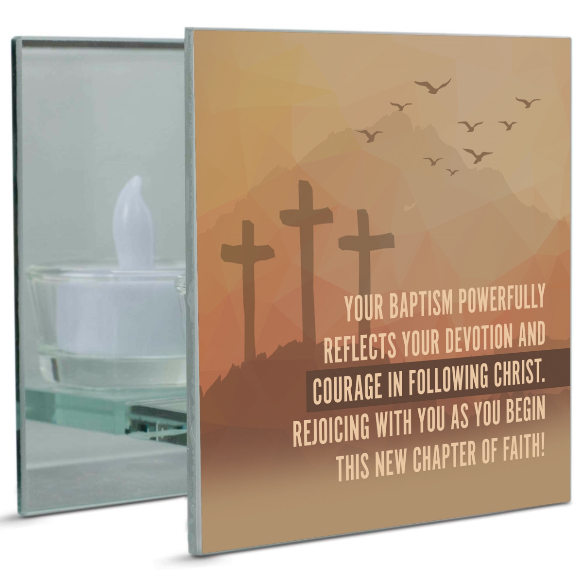 MCHQ111SW Tealight Your Baptism Powerfully Reflect