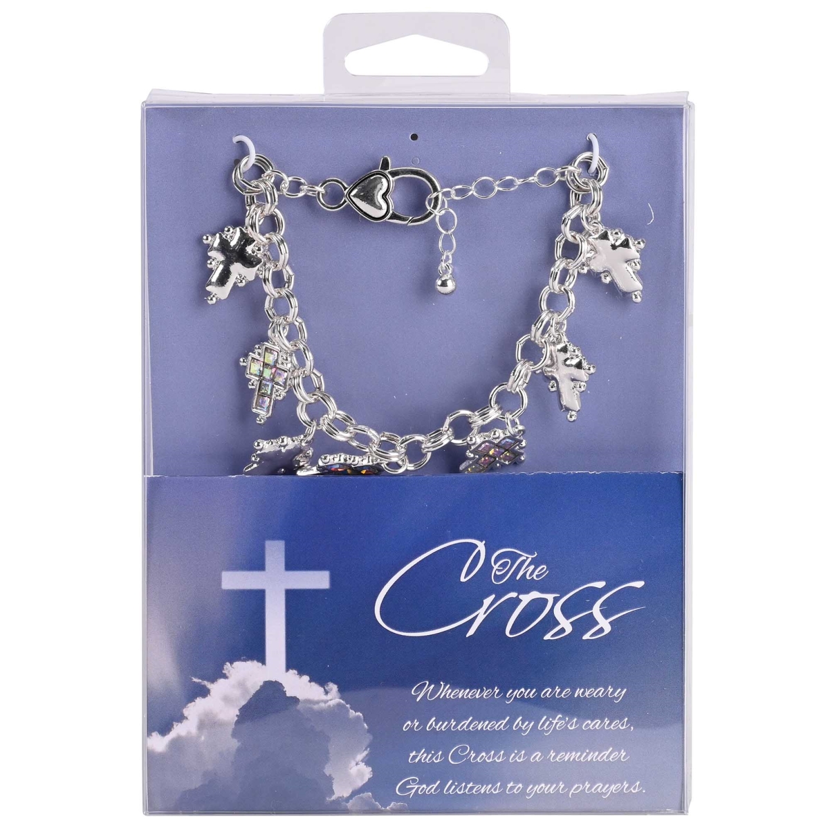 35-8503 Bracelet The Cross With Multi Cross Drop