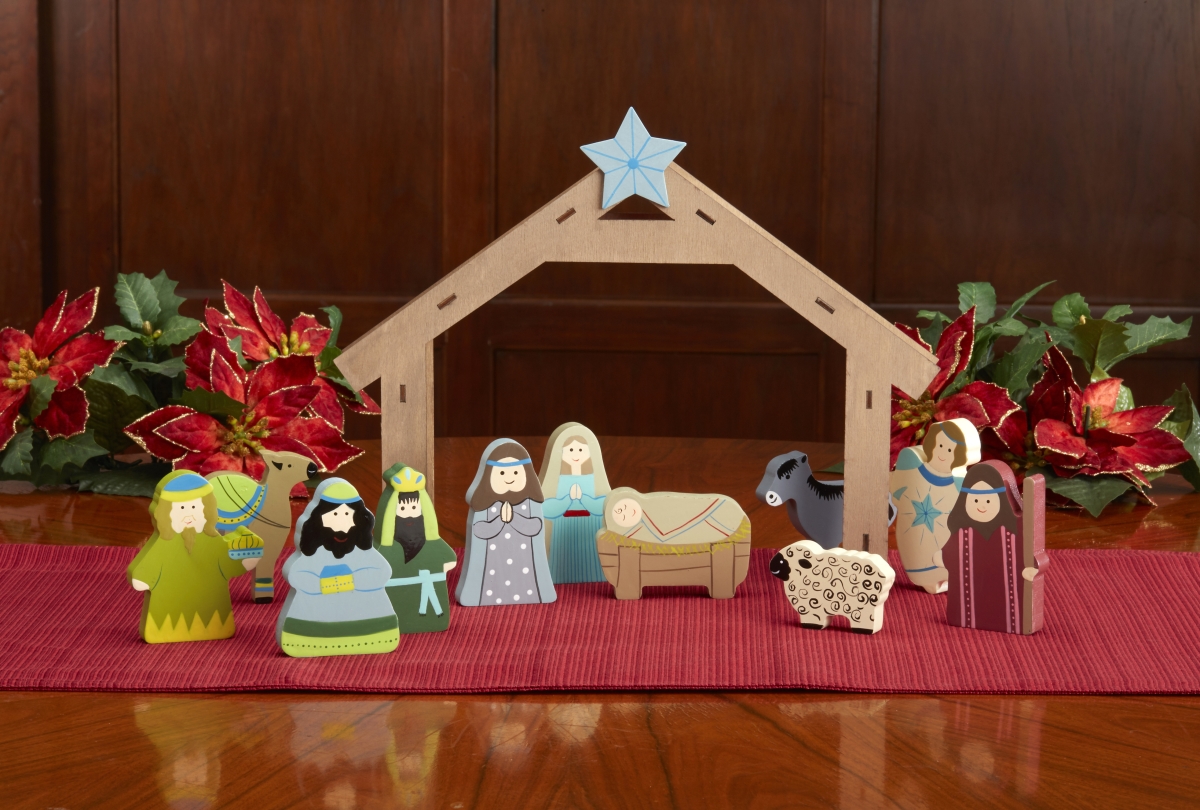 RLN095 Three Kings Childrens Nativity Set