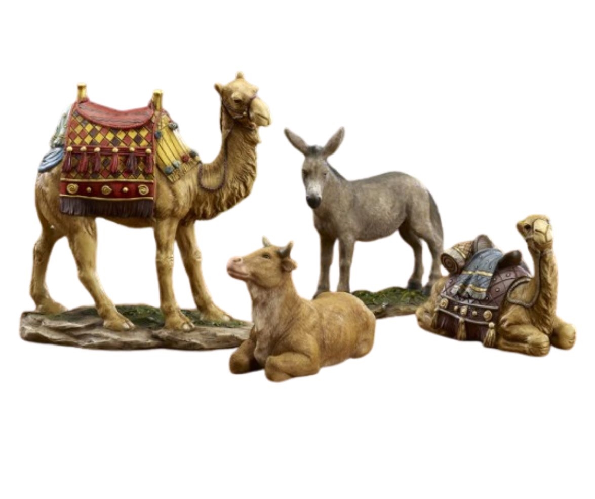 GFM026 Three Kings Nativity Animals for 10H Set