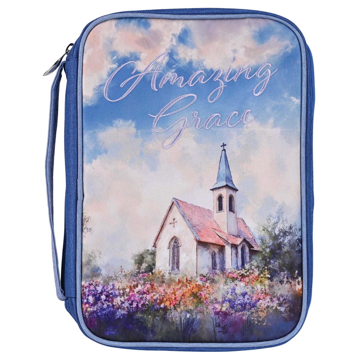 BCK-LP294 Bible Cover Church Amazing Grace Lg Prt